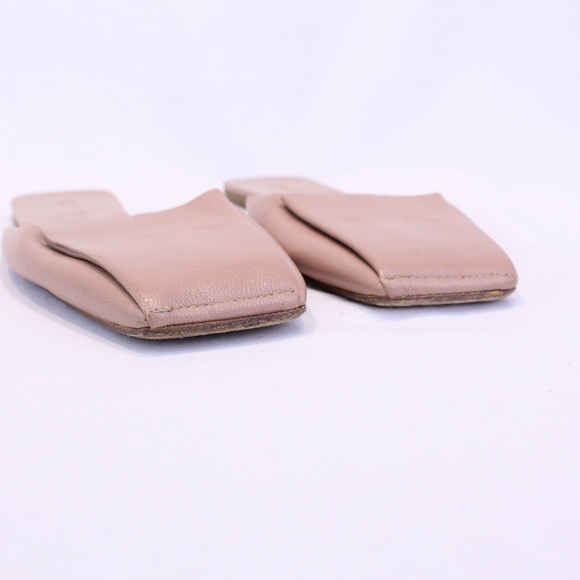 *SOLD*Jil Sander Blush Square Toe Mules - Picture 3 of 8